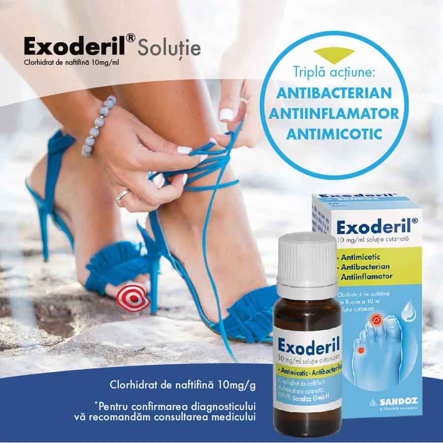 Exoderil huidoplossing, 20 ml, Sandoz