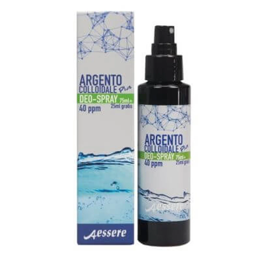 Argint coloidal plus spray deodorant 75 ml + 25 ml