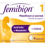 Femibion 1 - Planning en zwangerschap, 28 filmomhulde tabletten, Dr. Reddys
