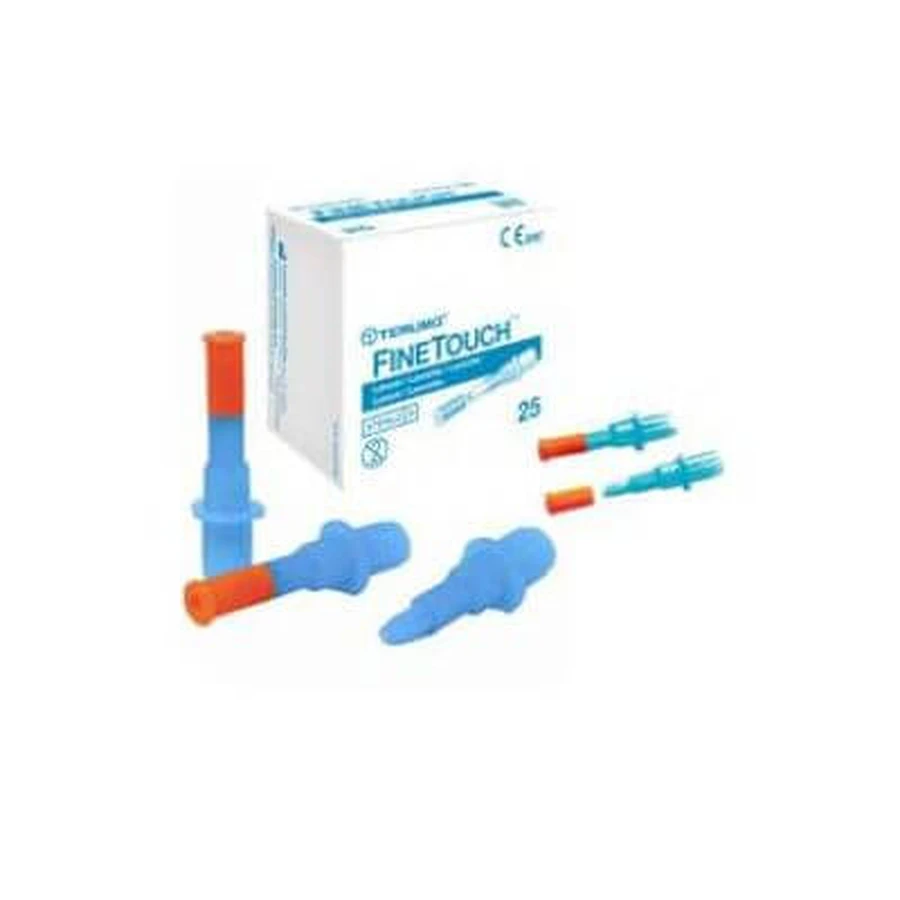 Finetouch 23 gauge lancetten 25 stuks