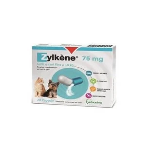 Zylkene Hunde und Katzen bis zu 10 kg 20 Kapseln 75 mg