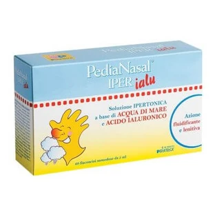 Pädiatrische hypertonische Lösung mit Hyaluronsäure 20 Einzeldosisfläschchen zu 5 ml