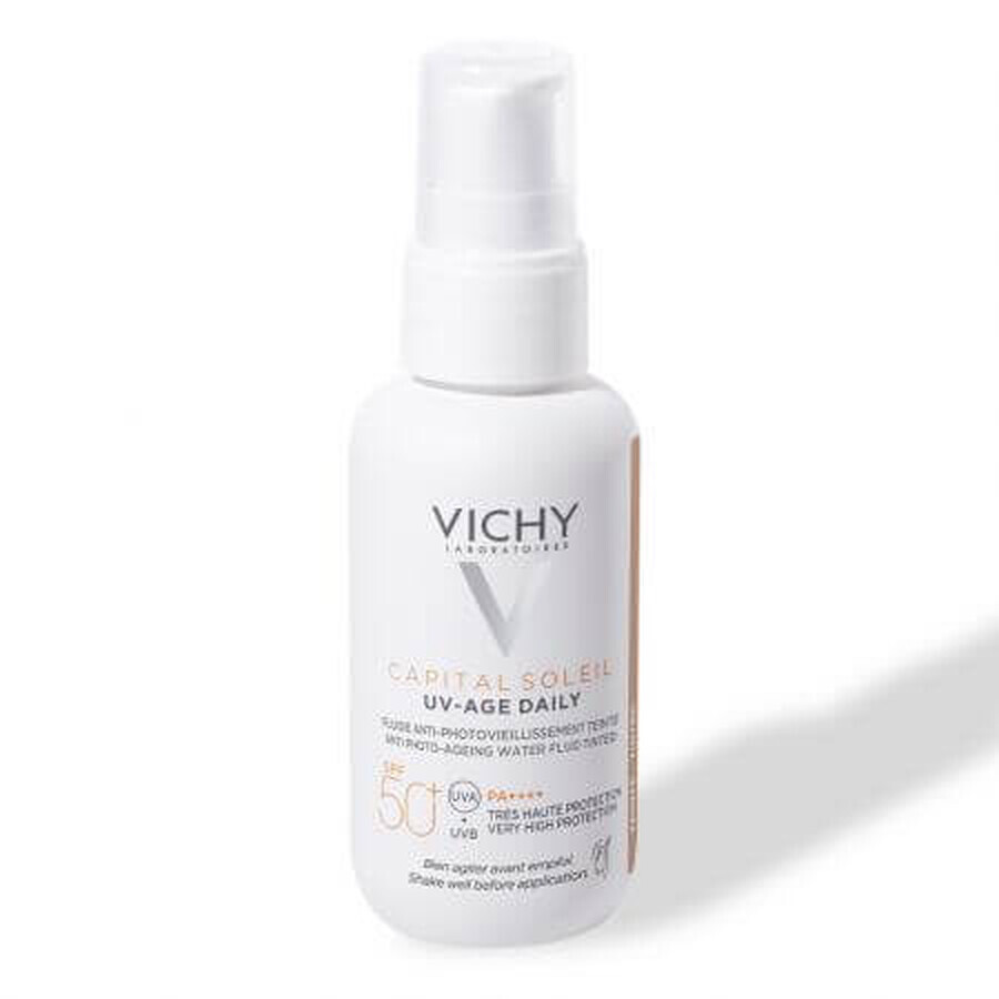 Vichy Capital Soleil Getöntes Sonnenschutzfluid SPF 50+, 40 ml