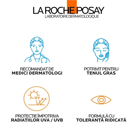 La Roche-Posay Anthelios Invisible Fragrance-Free Fluid for UVmune Sun Protection, SPF 50+, 50 ml