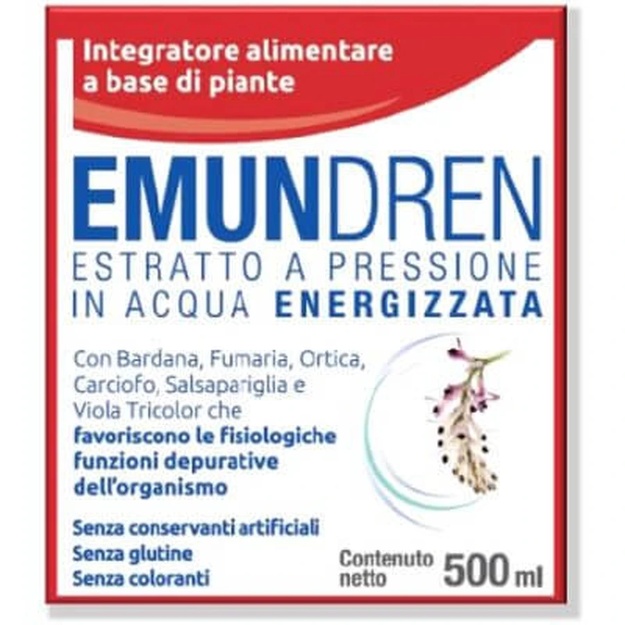 Emundren drank 500 ml