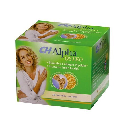 CH Alpha OSTEO Peptide Bioactive de Colagen,  30 plicuri, Gelita Health