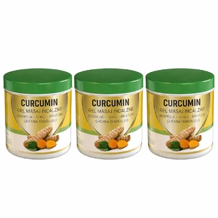 Curcumin warming massage gel, 3x275 ml, Praemium