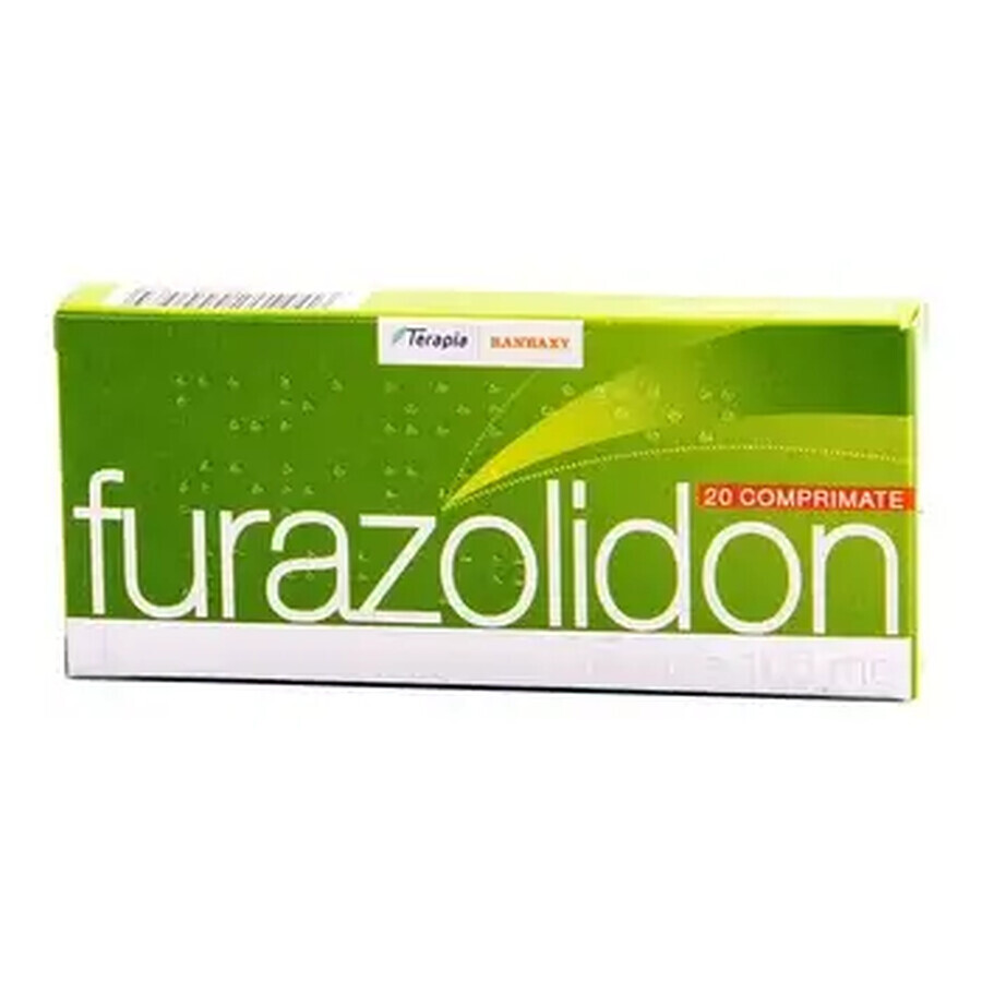 Furazolidon 100 mg, 20 tablets, Therapy