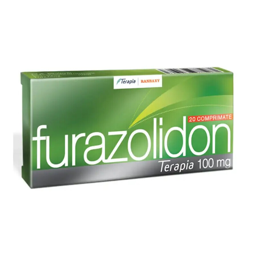 Furazolidon 100 mg, 20 tablets, Therapy