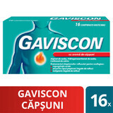 Gaviscon aardbei, 16 kauwtabletten, Reckitt Benckiser