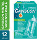 Gaviscon Menthol, 12 sachets, Reckitt Benckiser Healthcare