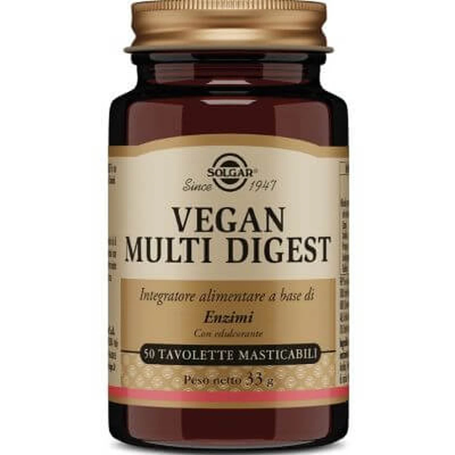 Vegan multi digest 50 comprimidos masticables