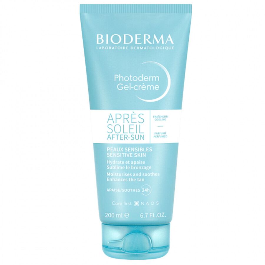 Bioderma Photoderm Gel-crème na blootstelling aan de zon, 200 ml