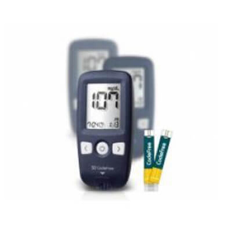 SD Codefree Glucometer + Schrittzähler PA-S20, Rossmax