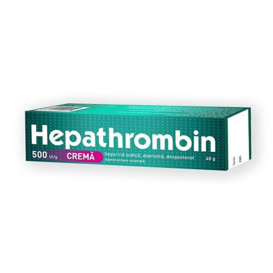 Hepatrombine crème 500 IE/g, 40 g, Hemofarm