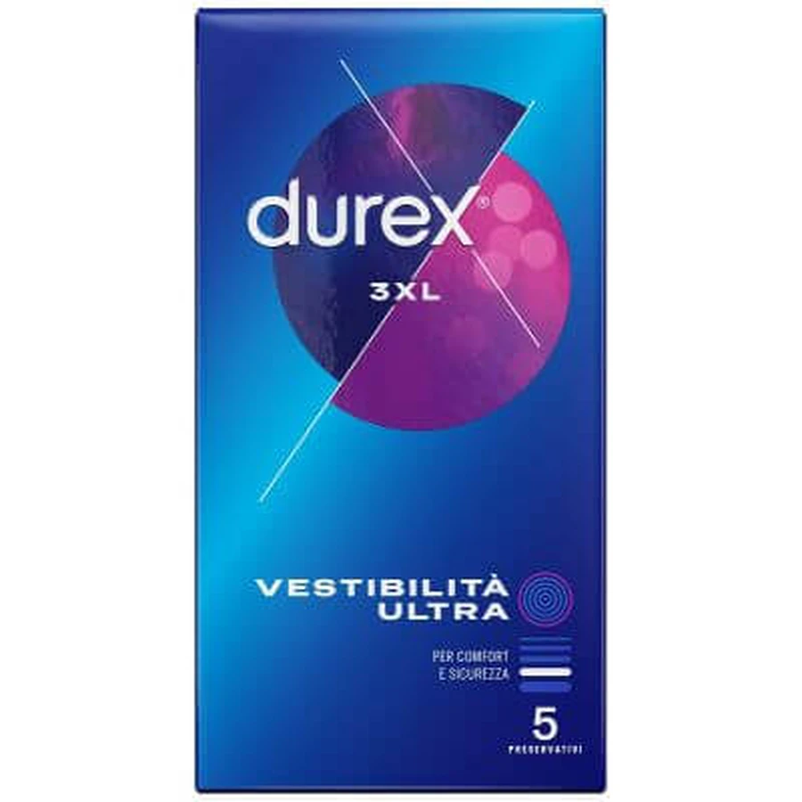 Préservatif 5 pièces Durix 3xl ultra fit