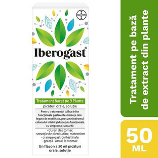 Iberogast gouttes orales, 50 ml, Bayer