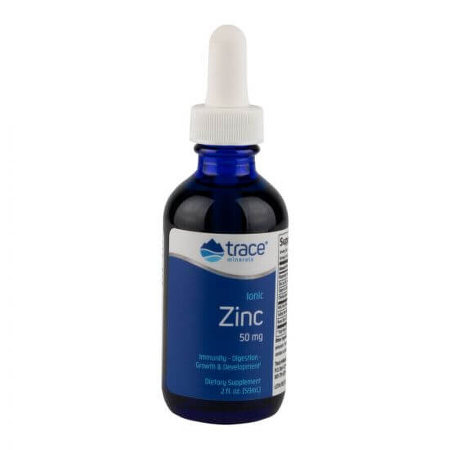 Ionisch zink 50 mg, 59 ml, Sporenmineralen