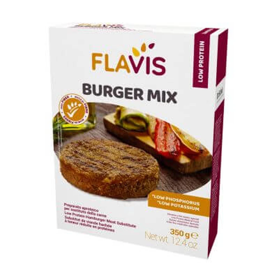Mezcla Flavis para hamburguesas como sustituto de la carne 350 g