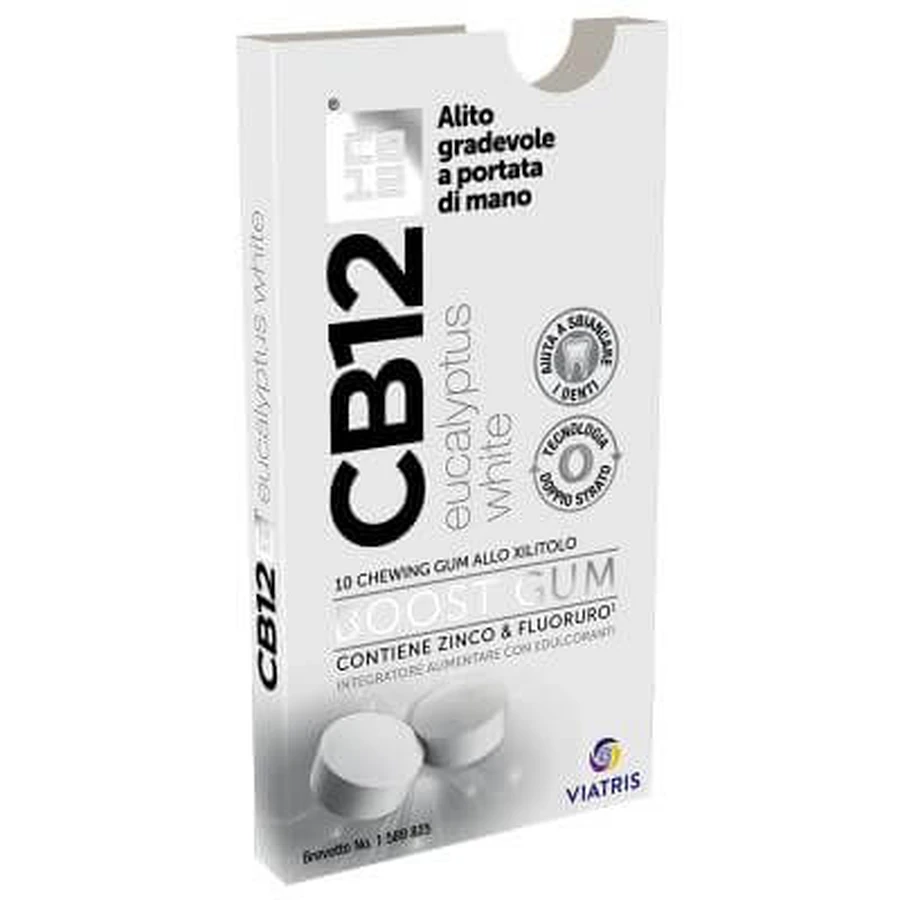 Cb12 boost wit eucalyptus 10 kauwgom