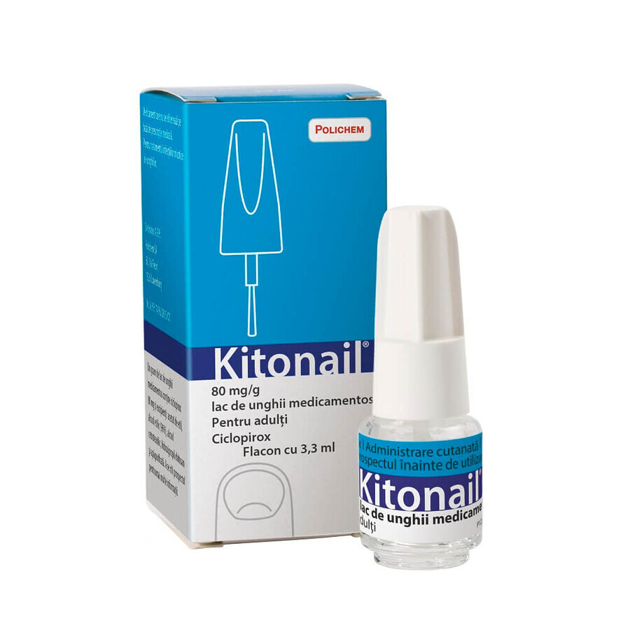 Kitonail 80 mg/g, 3.3 ml, Angelini