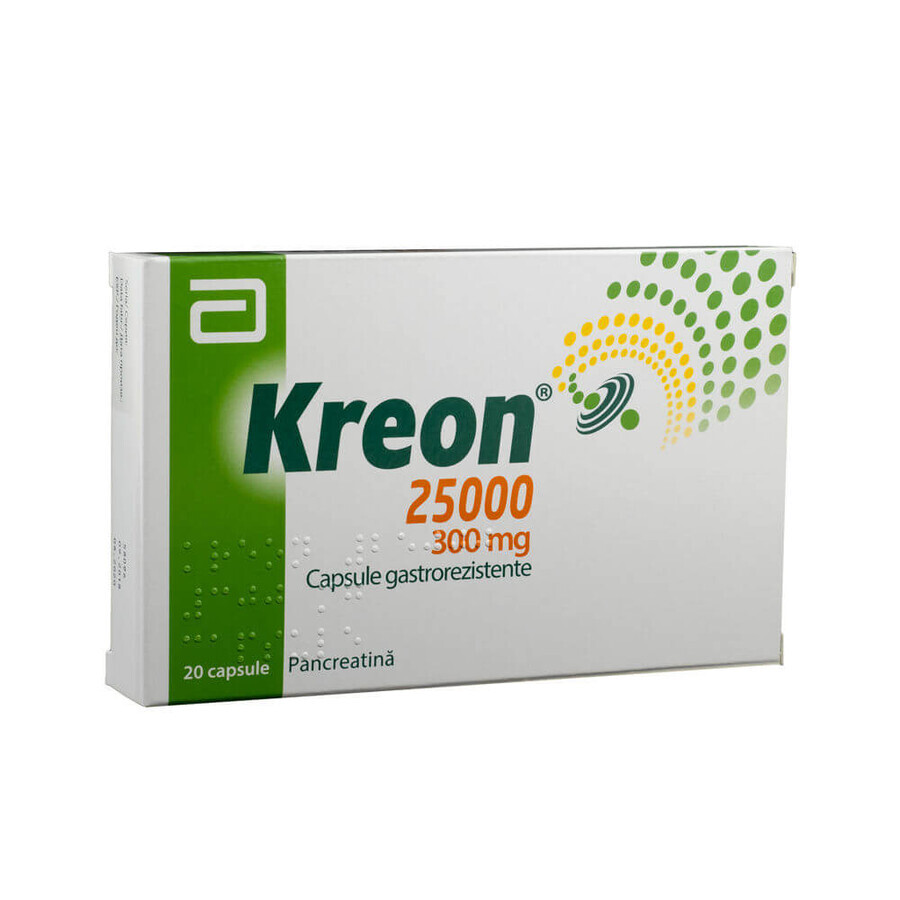 Kreon 25000, 20 gélules, Mylan Évaluations