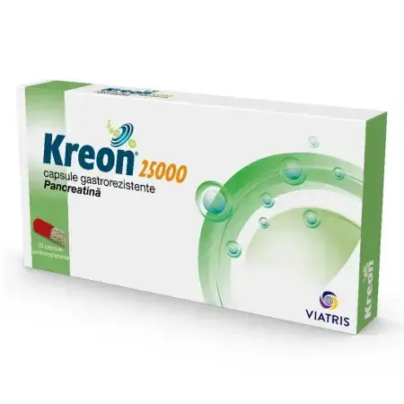 Kreon 25000, 20 capsules, Mylan