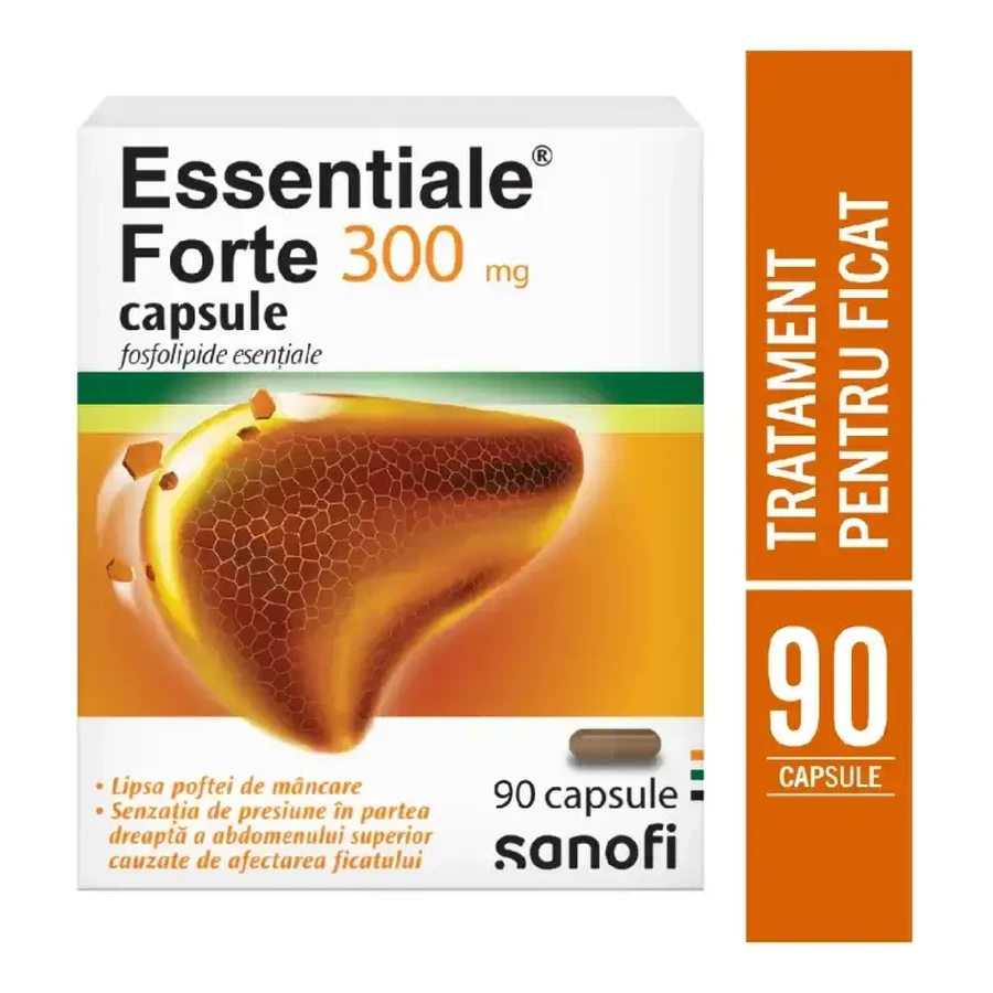 Essentiale Forte, 300 mg, 3x90 capsules, Sanofi