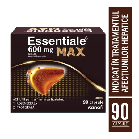 Essentiale MAX, 600 mg, 90 capsules, Sanofi