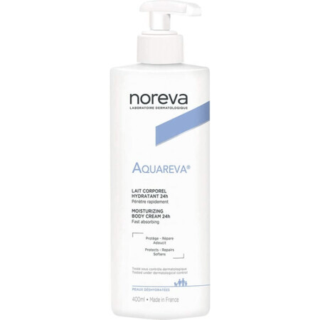 Noreva Aquareva Lapte de corp hidratant 24h, 400 ml