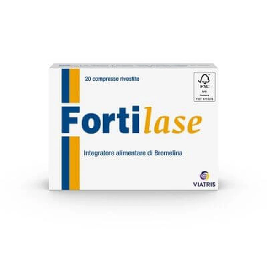 Fortilase 20 comprimidos