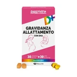 Dailyvit+ pregnancy lactation with dha multivitamin and multimineral 30 tablets + 30 pearls
