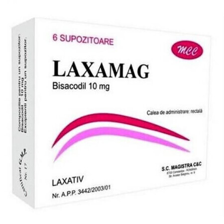 Laxamag, 6 suppositoires, Magistra