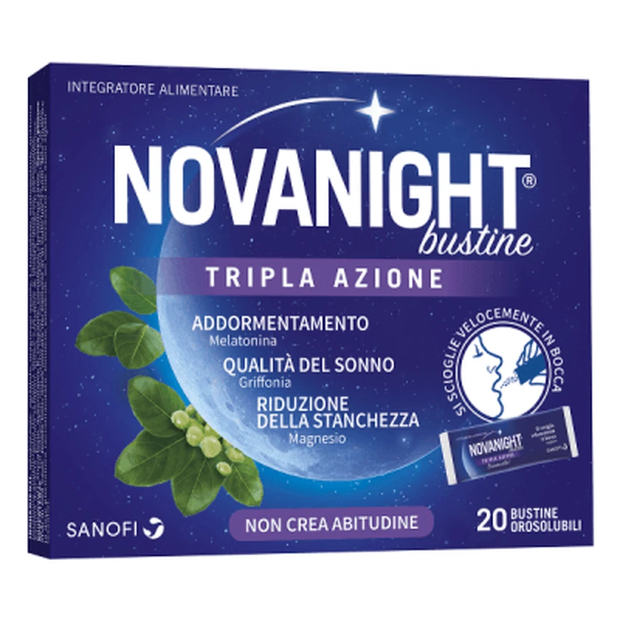 Novanight 20 sachets triple action