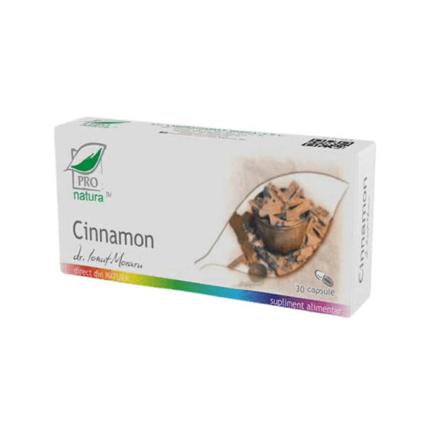 Cinnamon, 30 capsules, Pro Natura