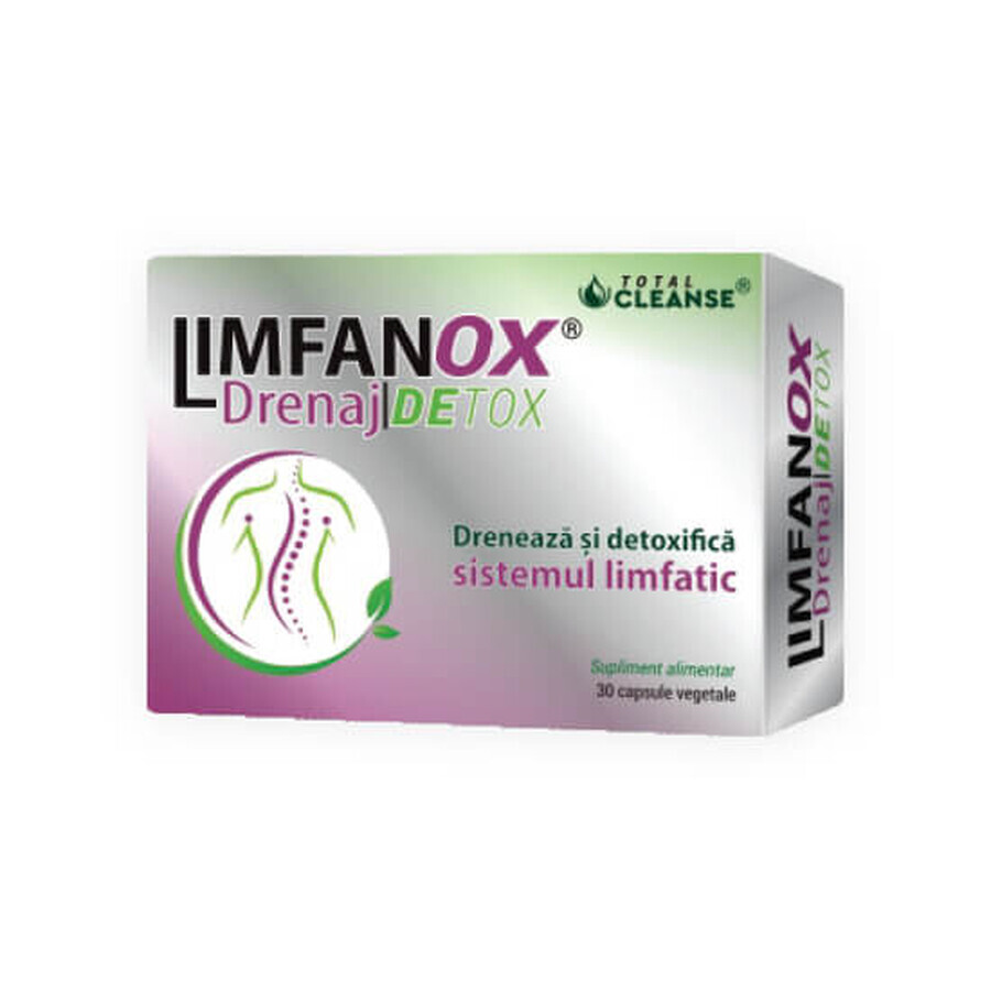 Limfanox Drainage Detox Total Cleanse, 30 gélules, Cosmopharm Évaluations