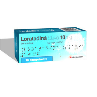 Loratadine, 10 comprimés, Slavia Pharm