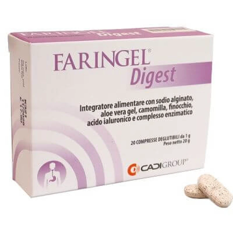 Faringel digest 20 swallowable tablets