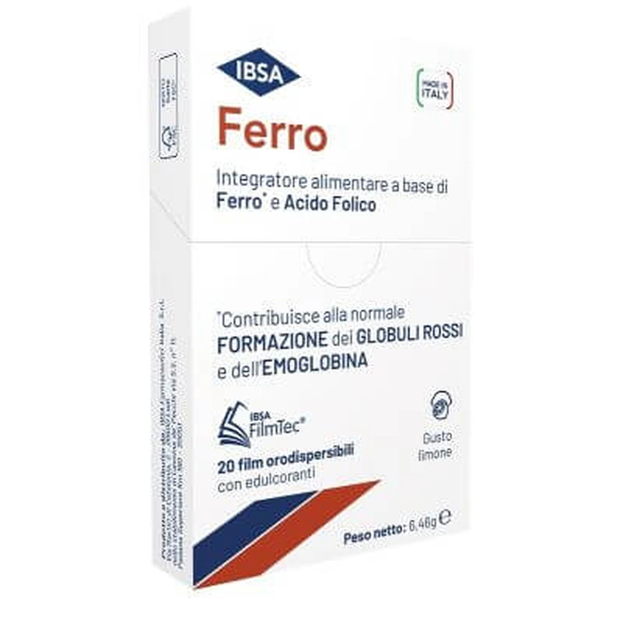 Iron ibsa 20 orodispersible films