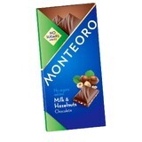 Melkchocolade met hazelnoten zonder toegevoegde suiker Monteoro, 90 g, Sly Nutrition