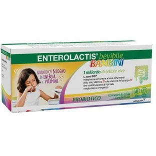Enterolactis drinkbaar kinderen 12 injectieflacons x 10 ml