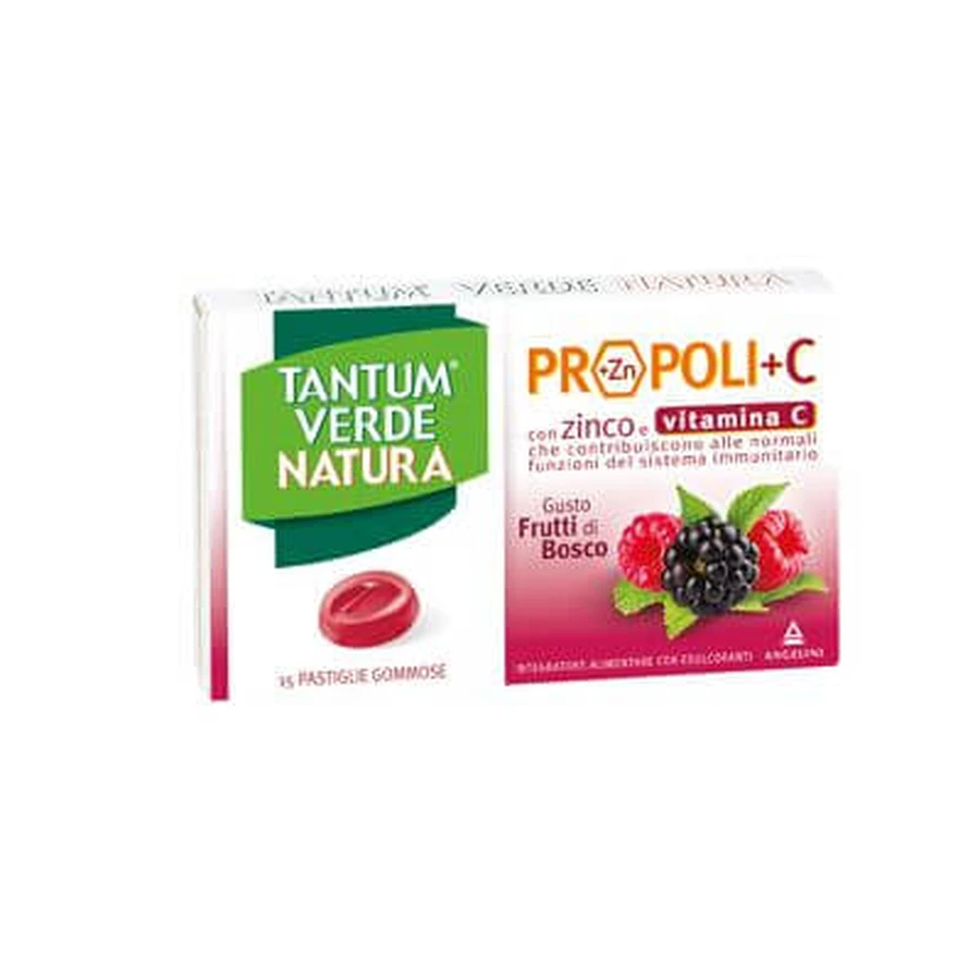 Tantum verde nature propolis+c mit Zink und Vitamin C 15 Gummibonbons mit Beerengeschmack