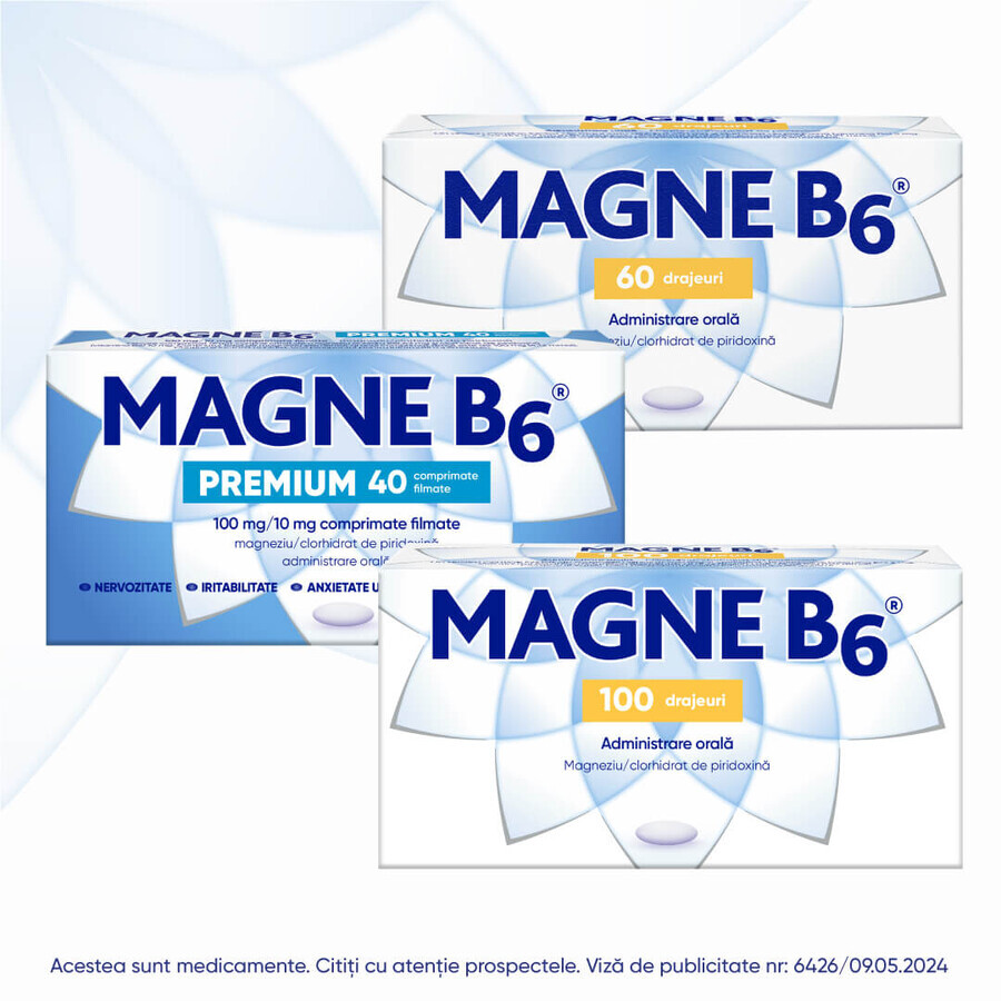 Magne B6, 100 mg/10 mg Magne B6, 10 vials, Sanofi