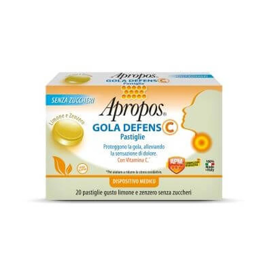 Apropos throat defens c lemon/ginger