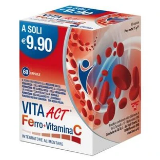 Vita act ijzer+vitamine c 60 capsules