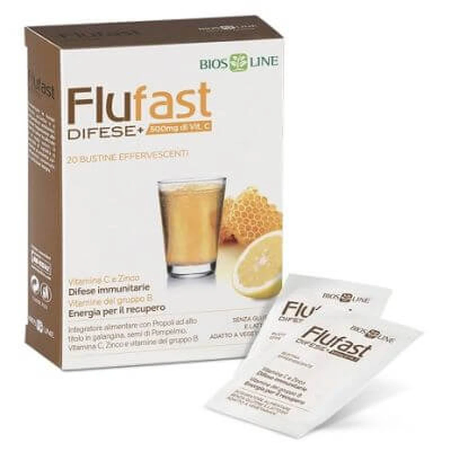 Apix propóleo flufast defensas+ 20 sobres efervescentes biosline