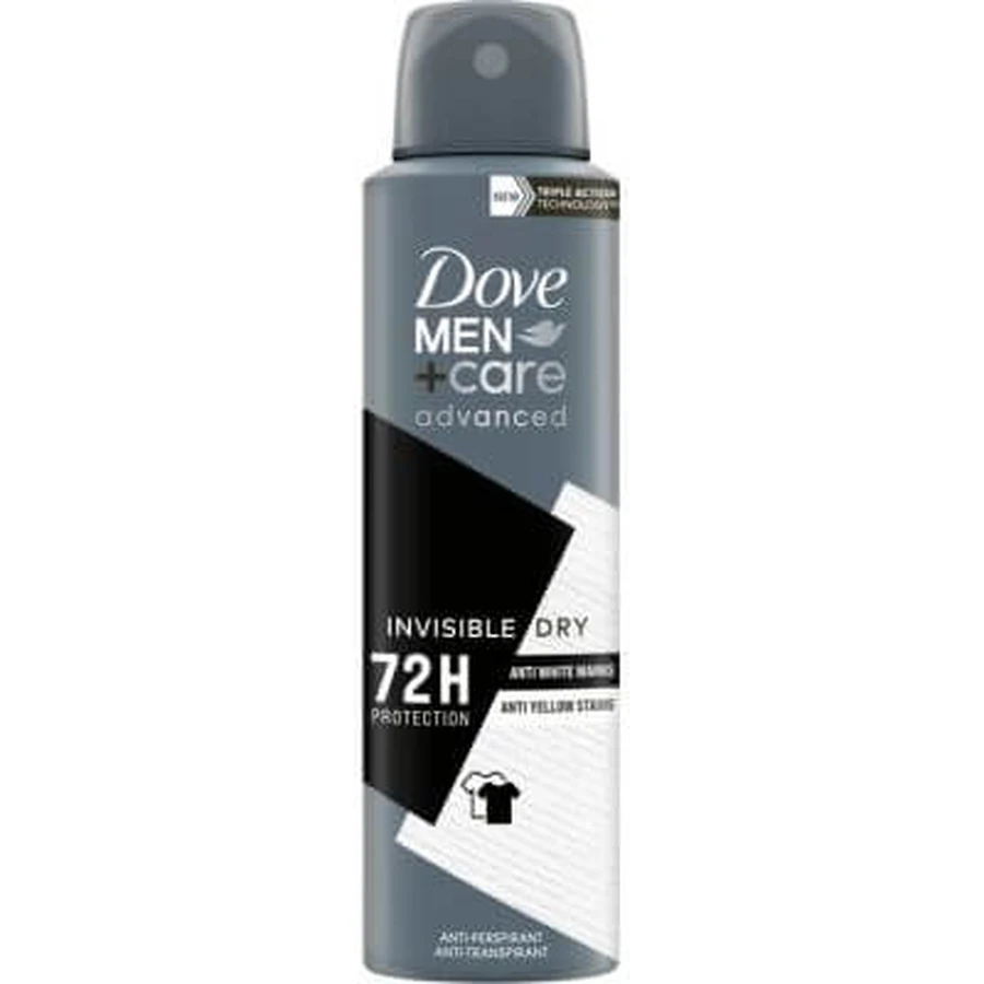 Dove men care advanced care invisible spray seco 150 ml