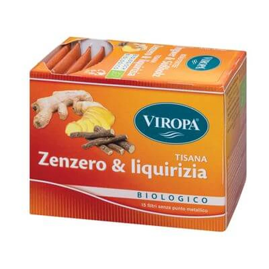 Viropa ginger & licorice 15 sachets