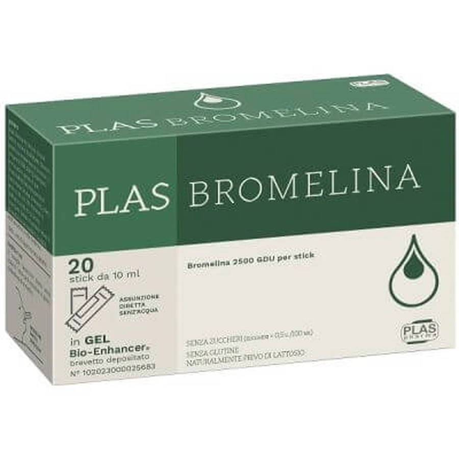 Plas bromelina 20 stick pack
