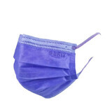 Masque médical 4 couches Type IIR violet, 50 pièces, SERIX